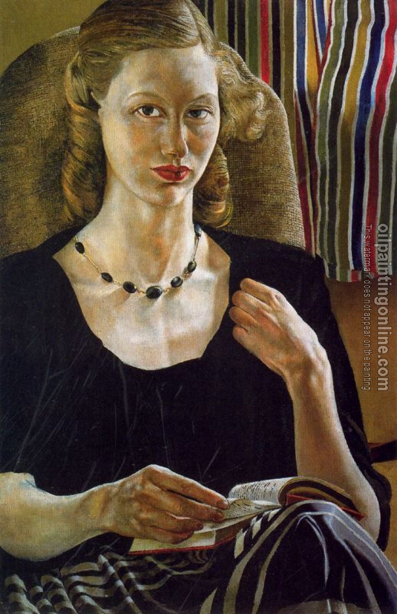 Stanley Spencer - Portrait Of Daphne Spencer